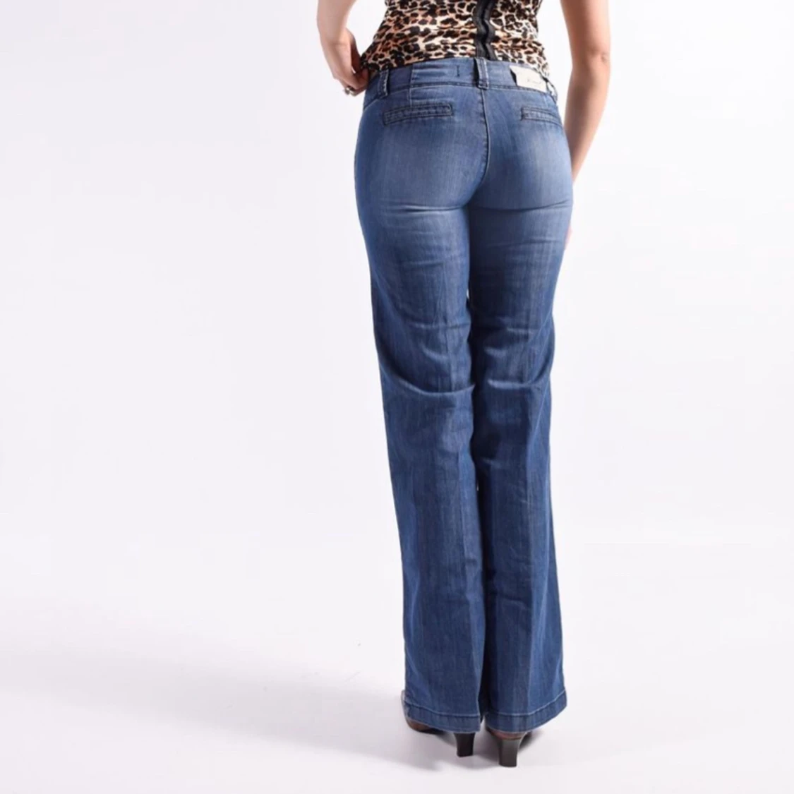 Lågmidjade bootcut jeans  - 90