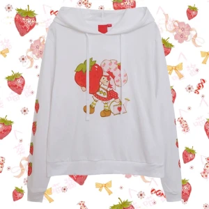 Jordgubbs Lisa hoodie - Ny/oanvänd