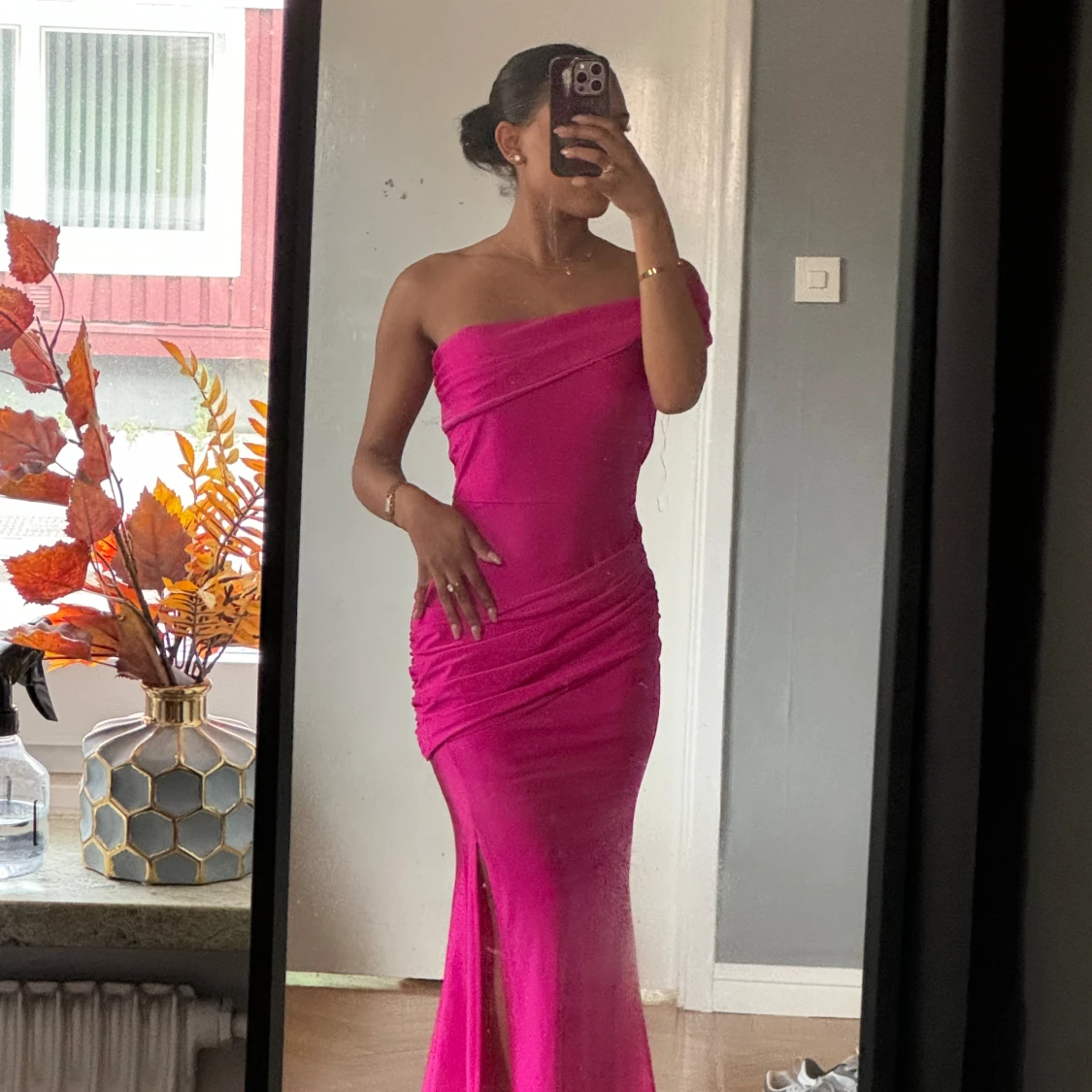 Balklänning rosa/fuchsia