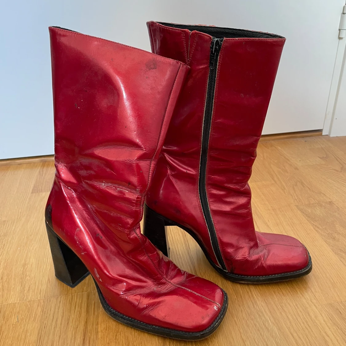 Röda boots - 90