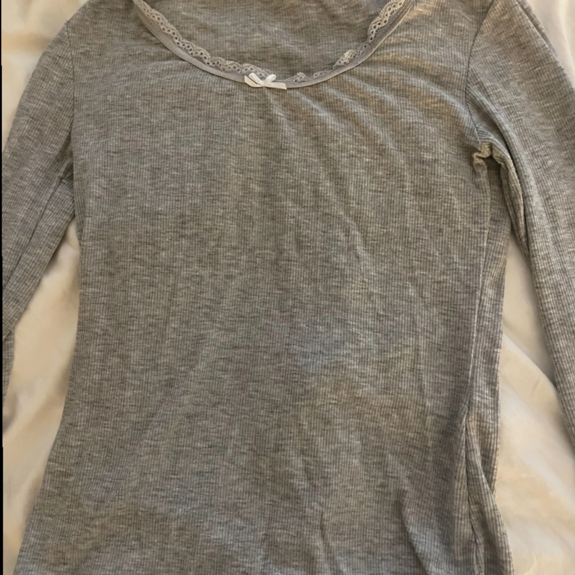 Grå långärmad tröja💗