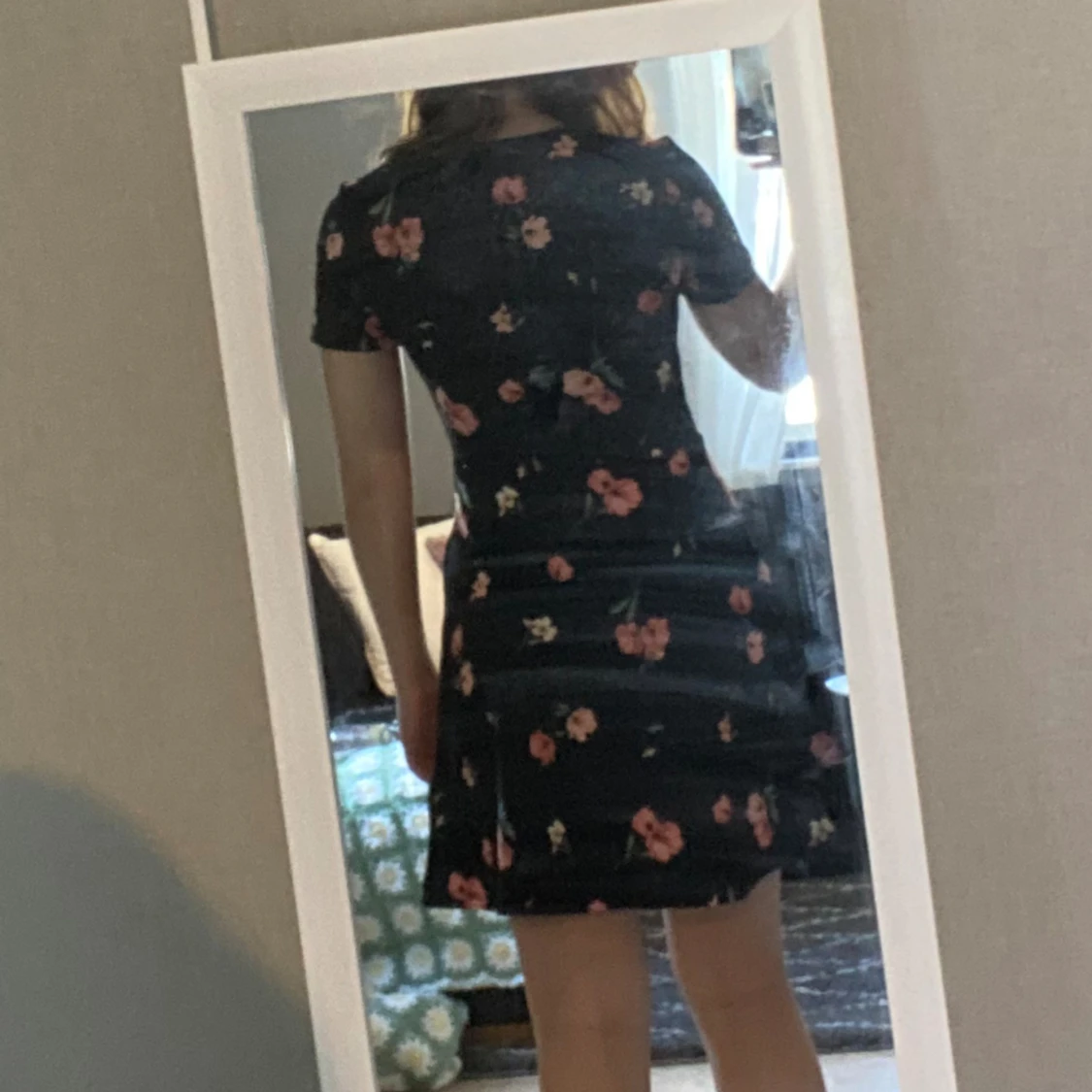 Blommig klänning  - 90