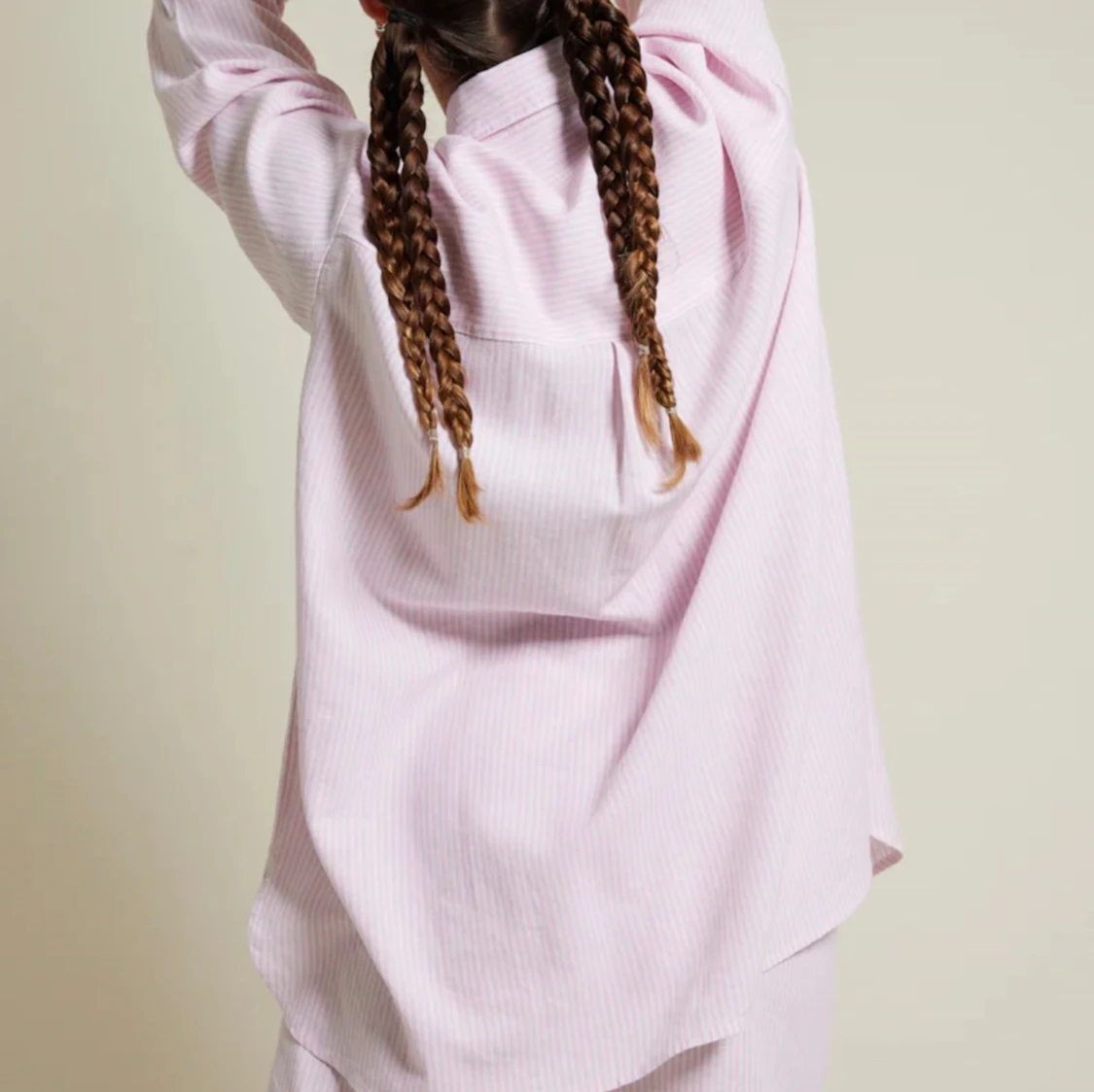 Rosa linneskjorta  - 90