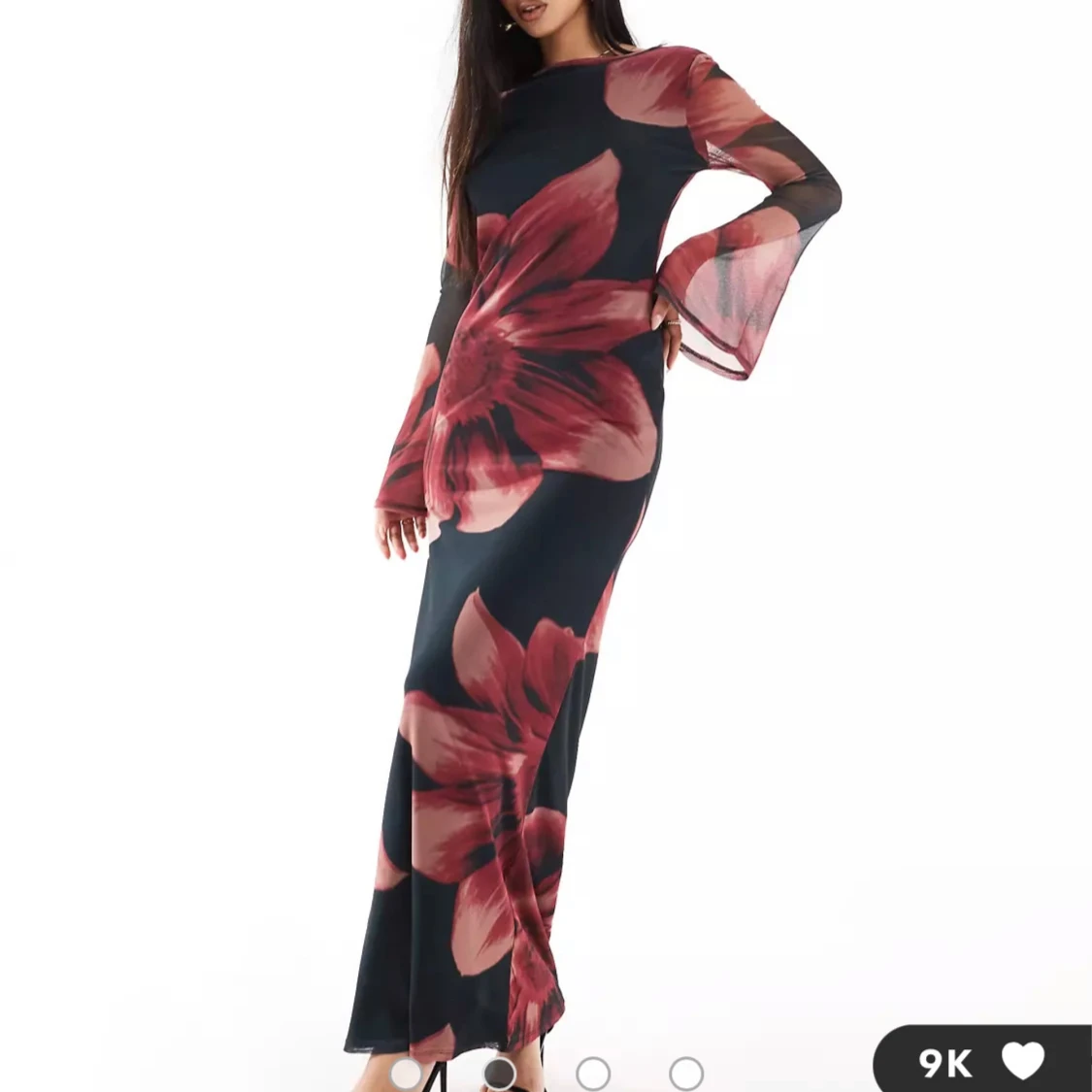 Blommig Festklänning