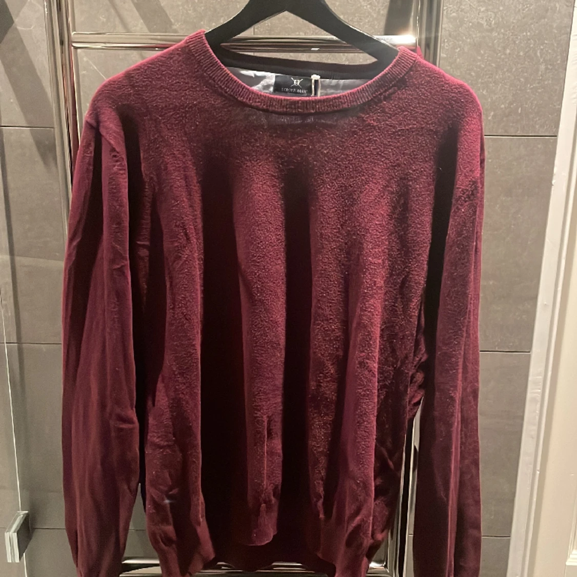 Vinröd Kashmir tröja 