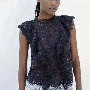 Mörkblå zara blus - Jättefin blus, som ny använd fåtal gånger💋