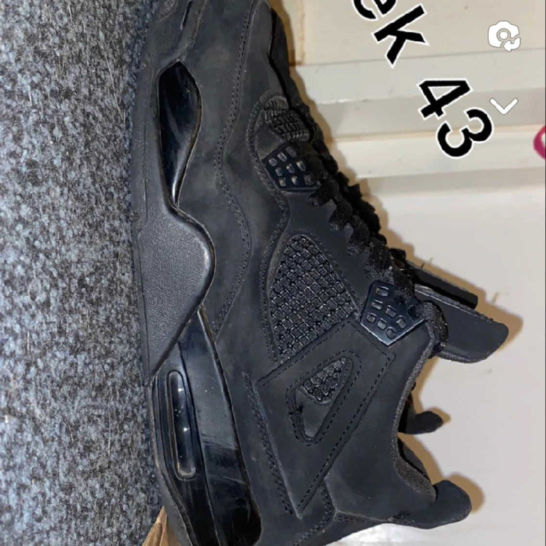 Jordan 4 blackcats - 91