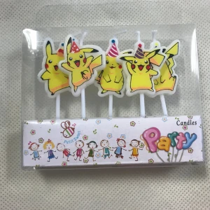 Pokémon Barn Födelsedag Tårta Ljus  - 5st/paket 