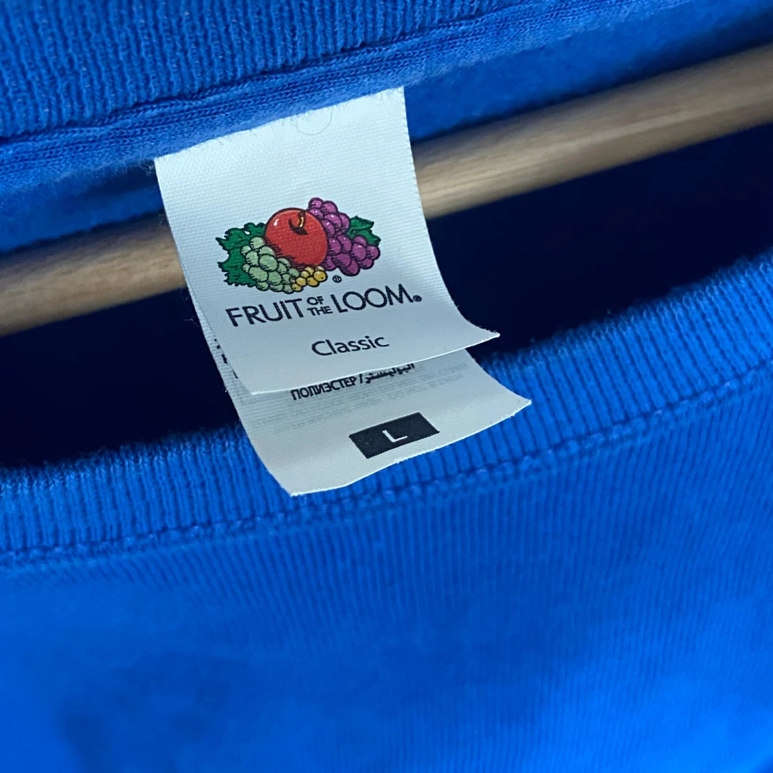 Blå sweatshirt - 91