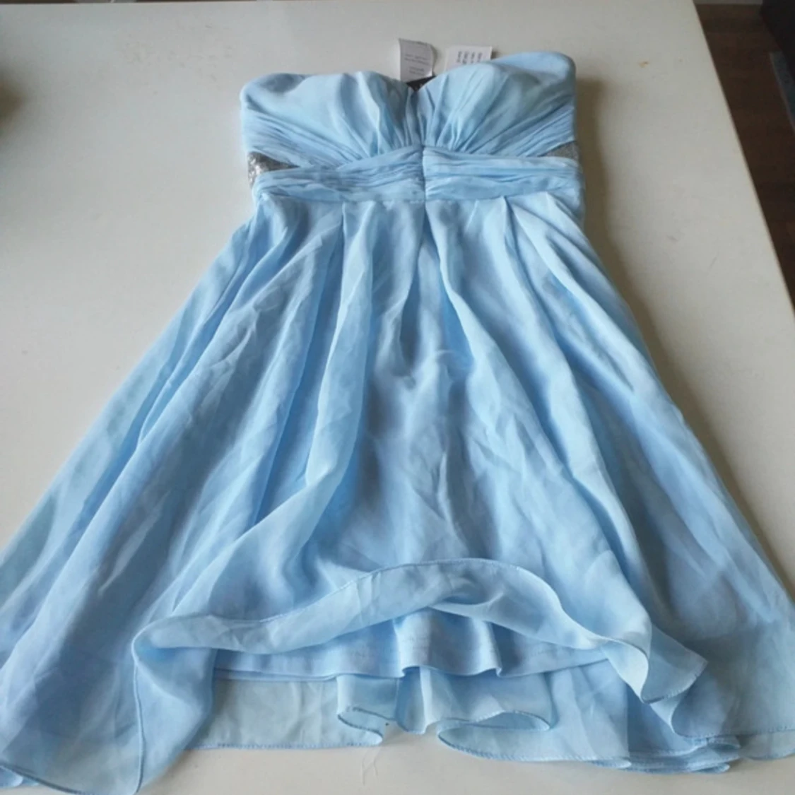Ljusblå klänning - 90