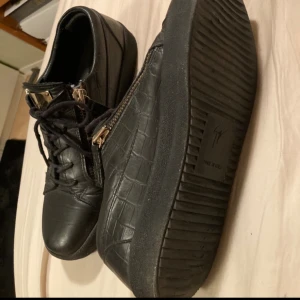 Giuseppe zanotti skor  - Storlek 43 köptes av en kompis 2021 men ej kommit till användning något alls nästan. Vill mest kolla om de finns intresse, de är bara att skriva om ni har frågor 🙌🏽
