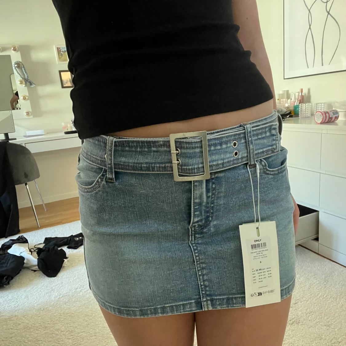 Mini jeans kjol! - 91