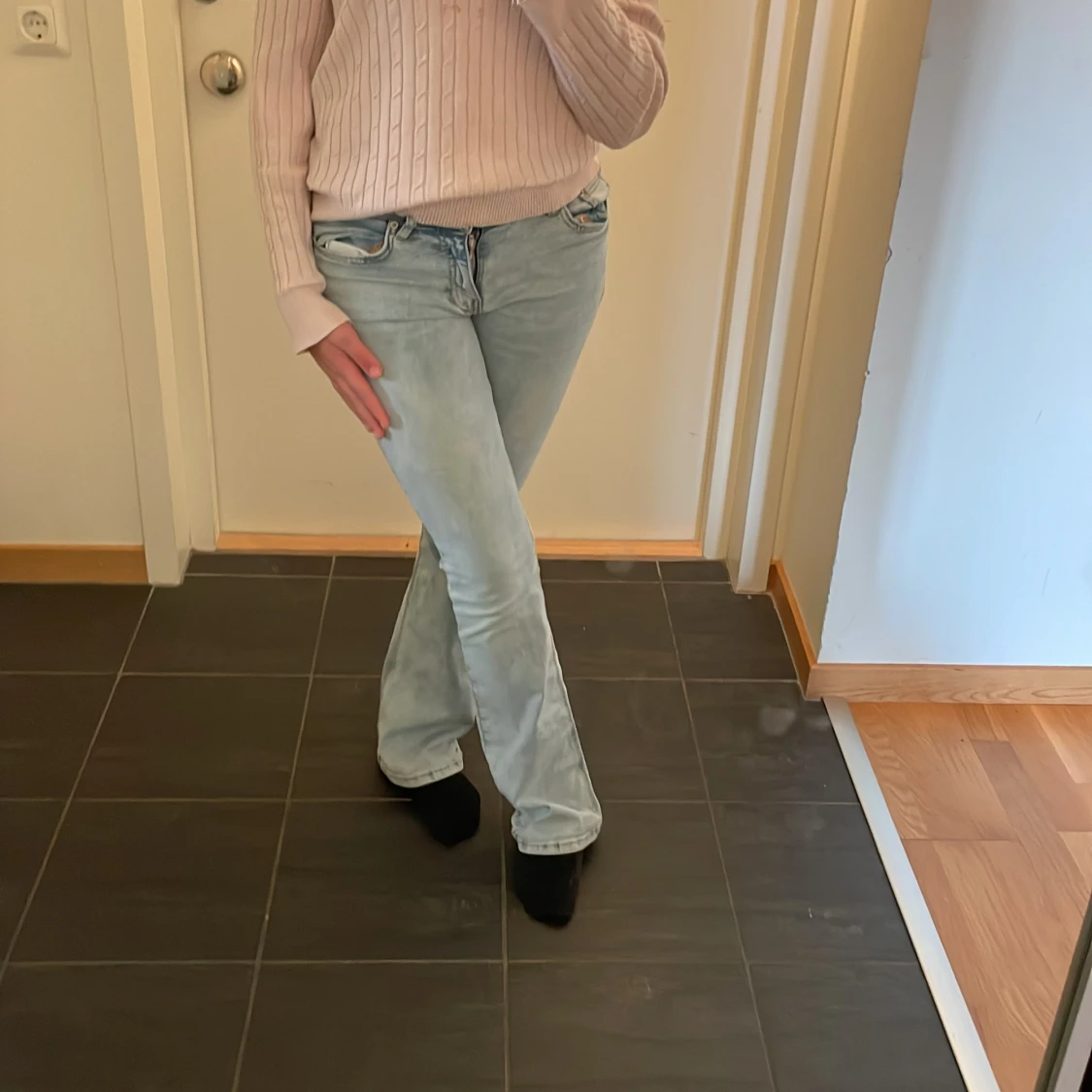 Ljusblå bootcut jeans från Perfect Jeans - 90