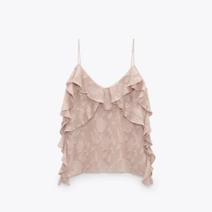 Zara linne  - Denna jättefina zara topp, aldrig använd med lappen kvar. Strl xs