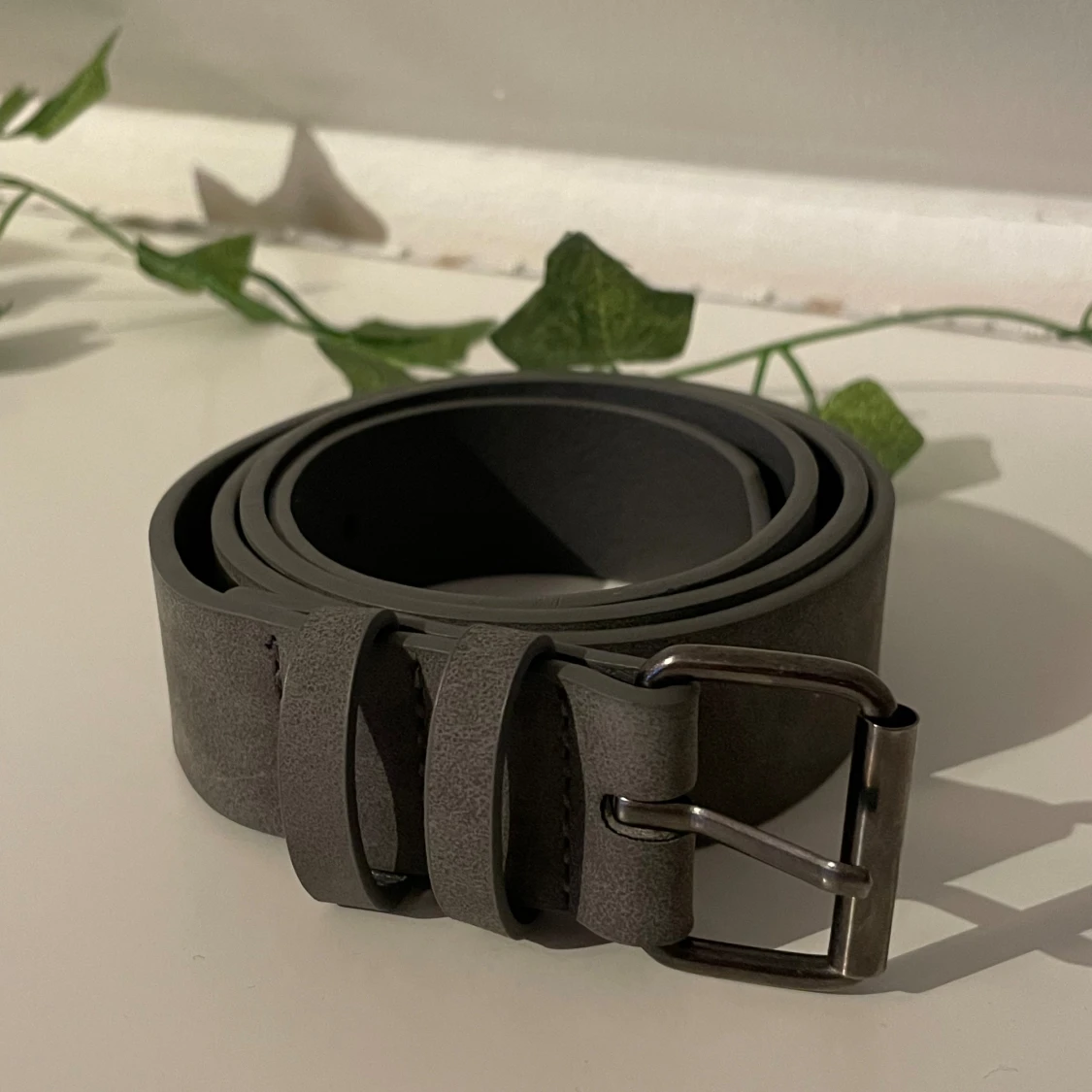 Mocka/Läder bälte