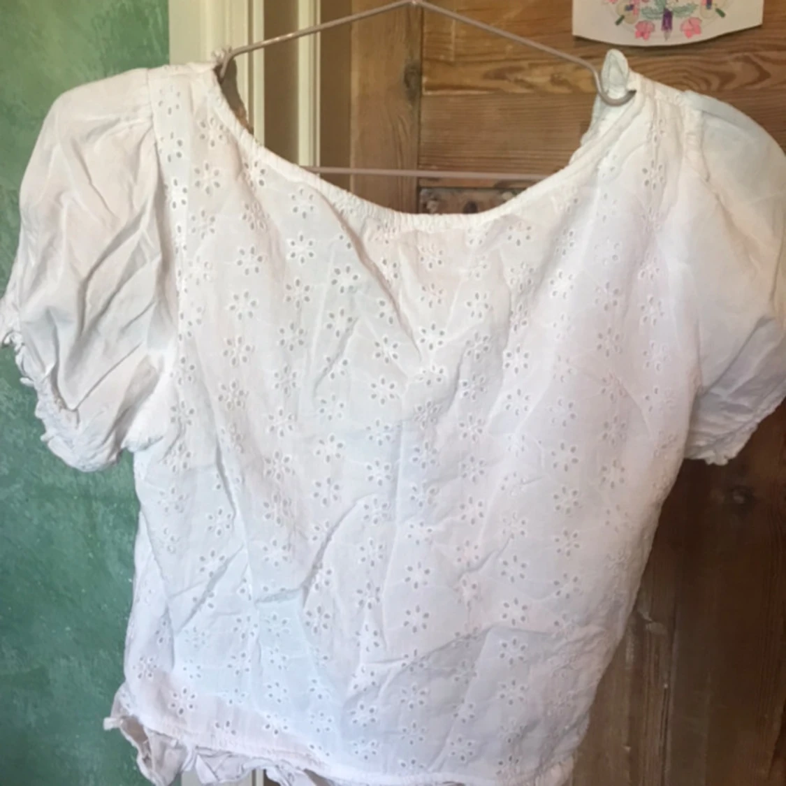 White coquette top - 90