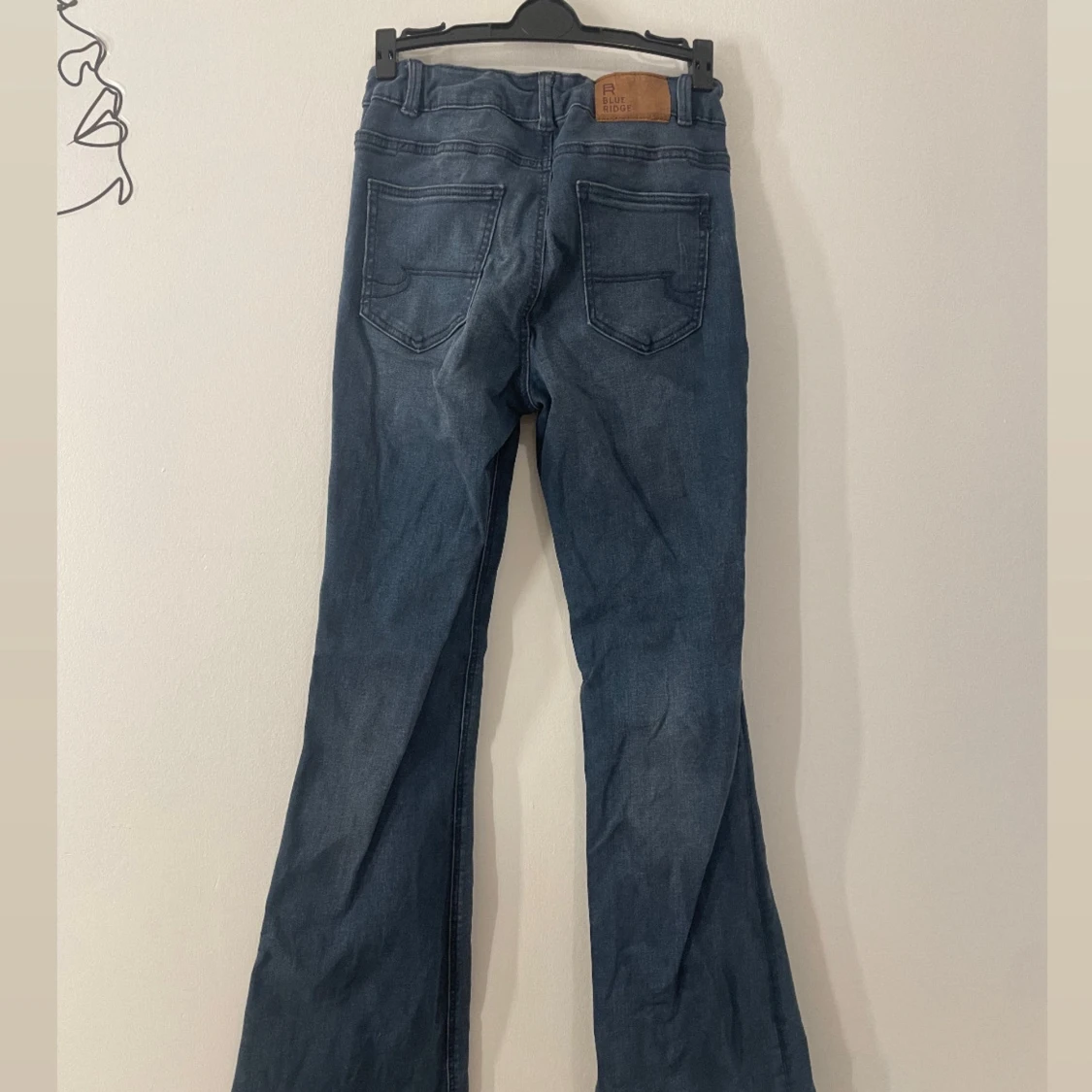 Bootcut Jeans - Blå - 90