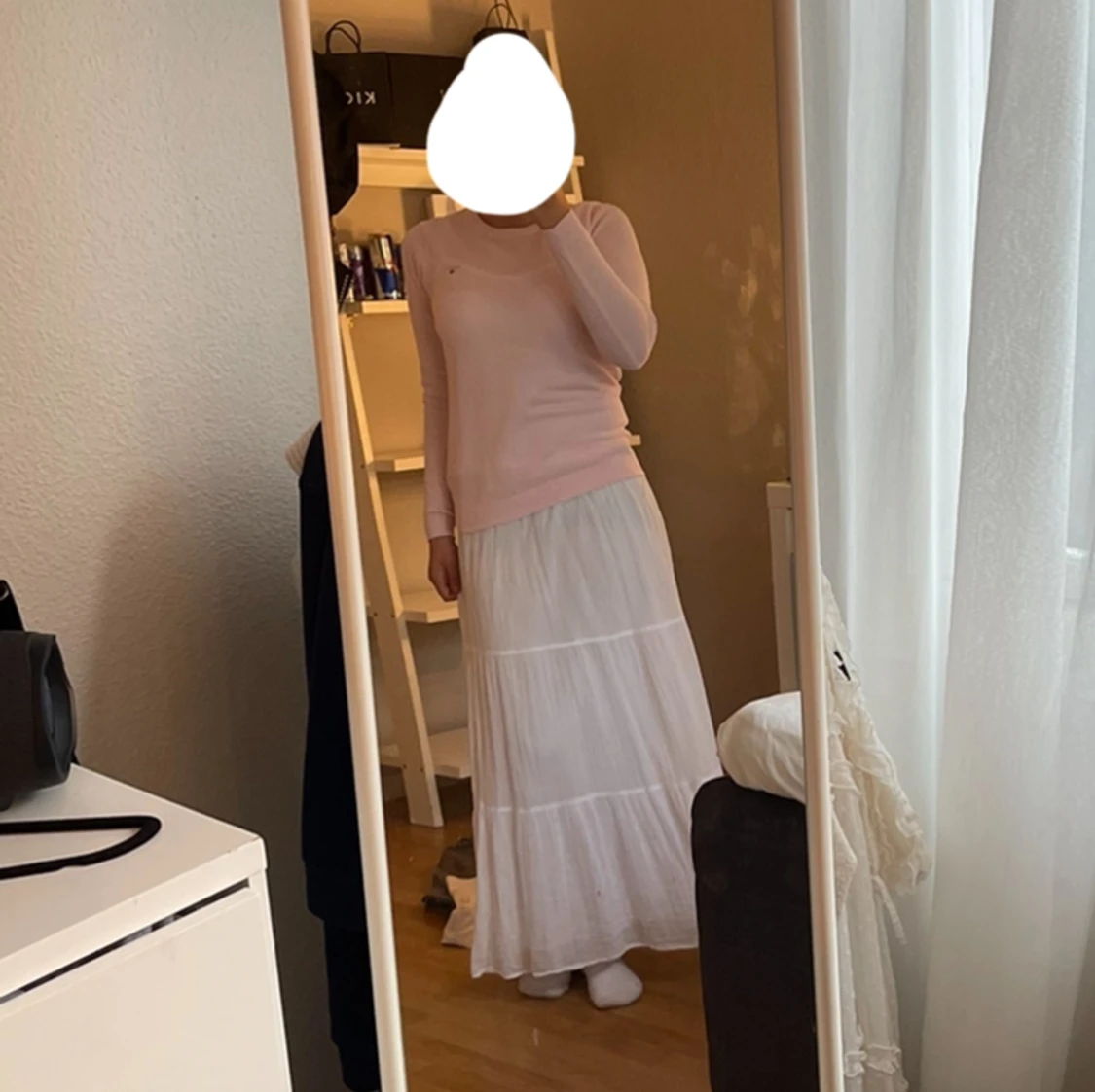 Super super fin rosa gant tröja - 90