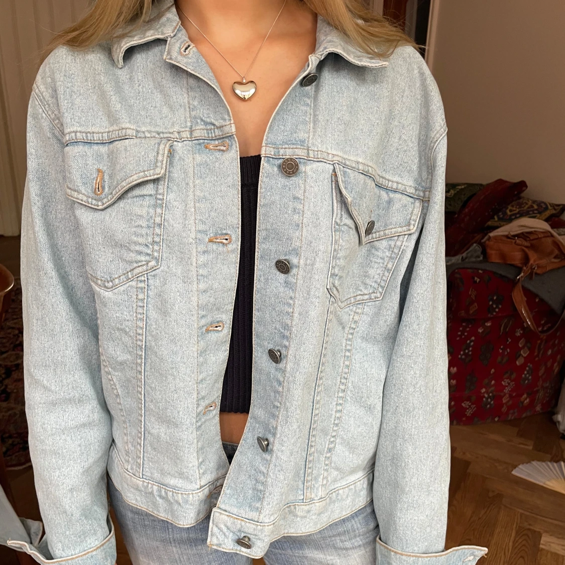 Blå jeansjacka 