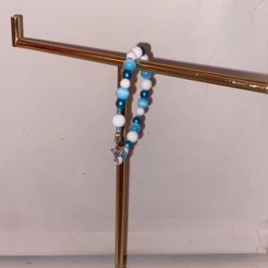 armband - blå och vit armband