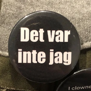 Det var inte jag - Pin