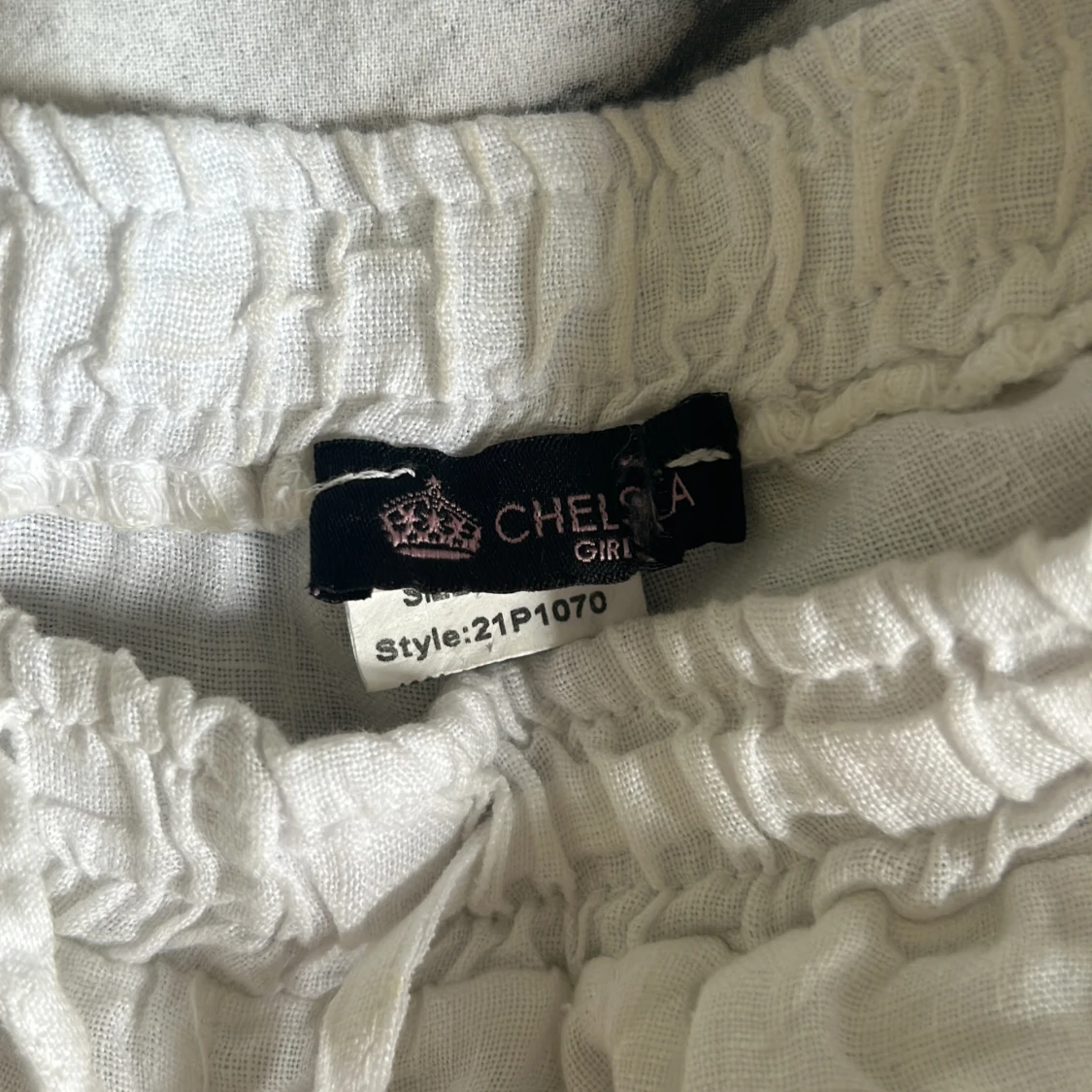 Low waist linnebyxor - 90