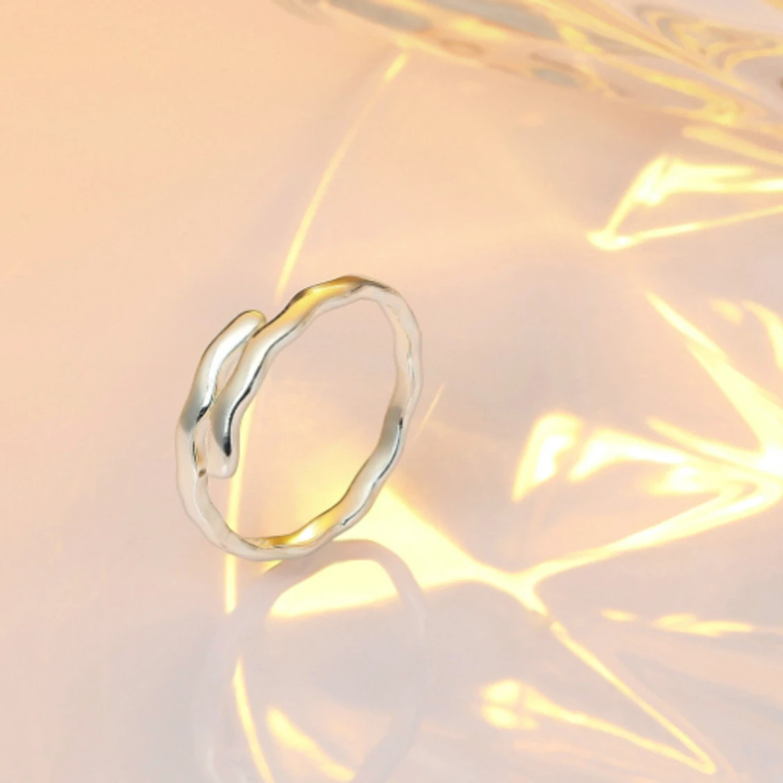 925 Silverpläterade Ring  - 90