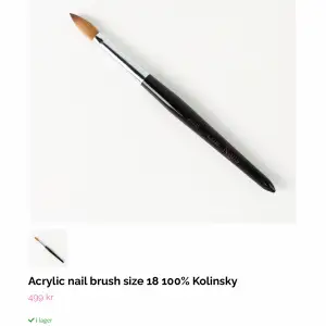 Akryl pensel från luunails, toppskick! Inga tecken på användning💕