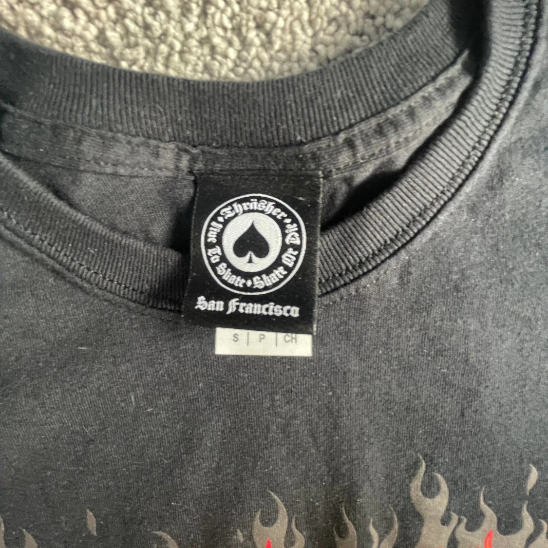 Thrasher ”Flame” T-shirt  - 90