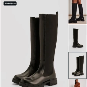 Läder boots  - Oanvända boots med äkta läder, aldrig använda endast provade hemma Jättefina men har inte haft användning för dom därför säljer jag dom :) Nypris 1500😇
