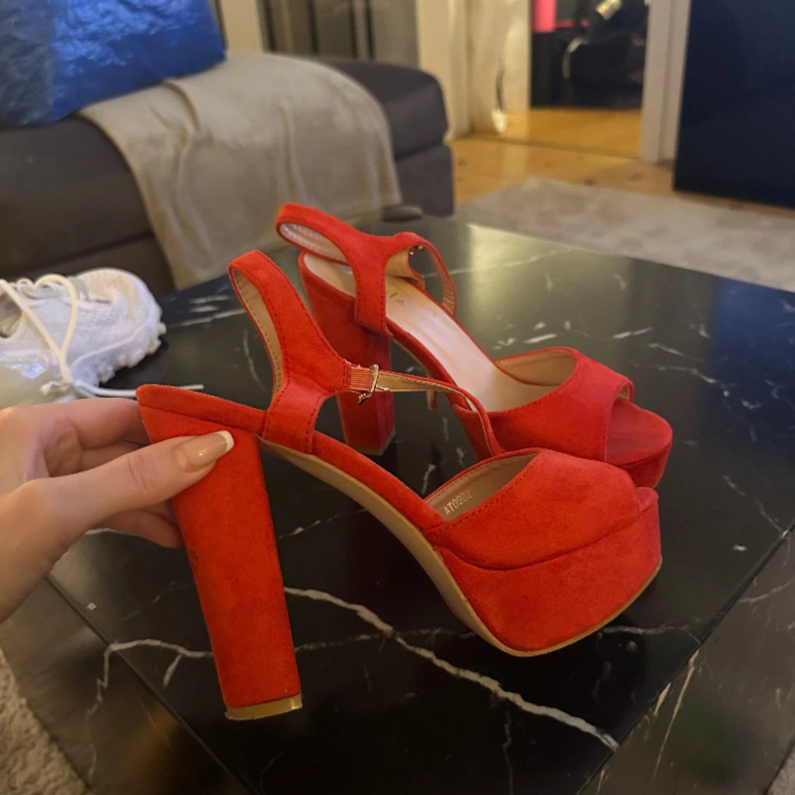 Röda sommar klackar