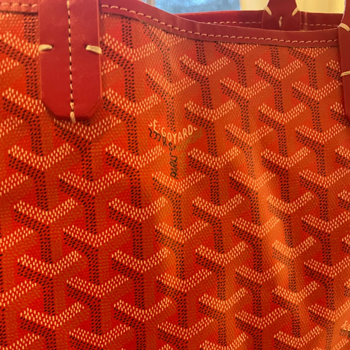 Röd Goyard väska - 90