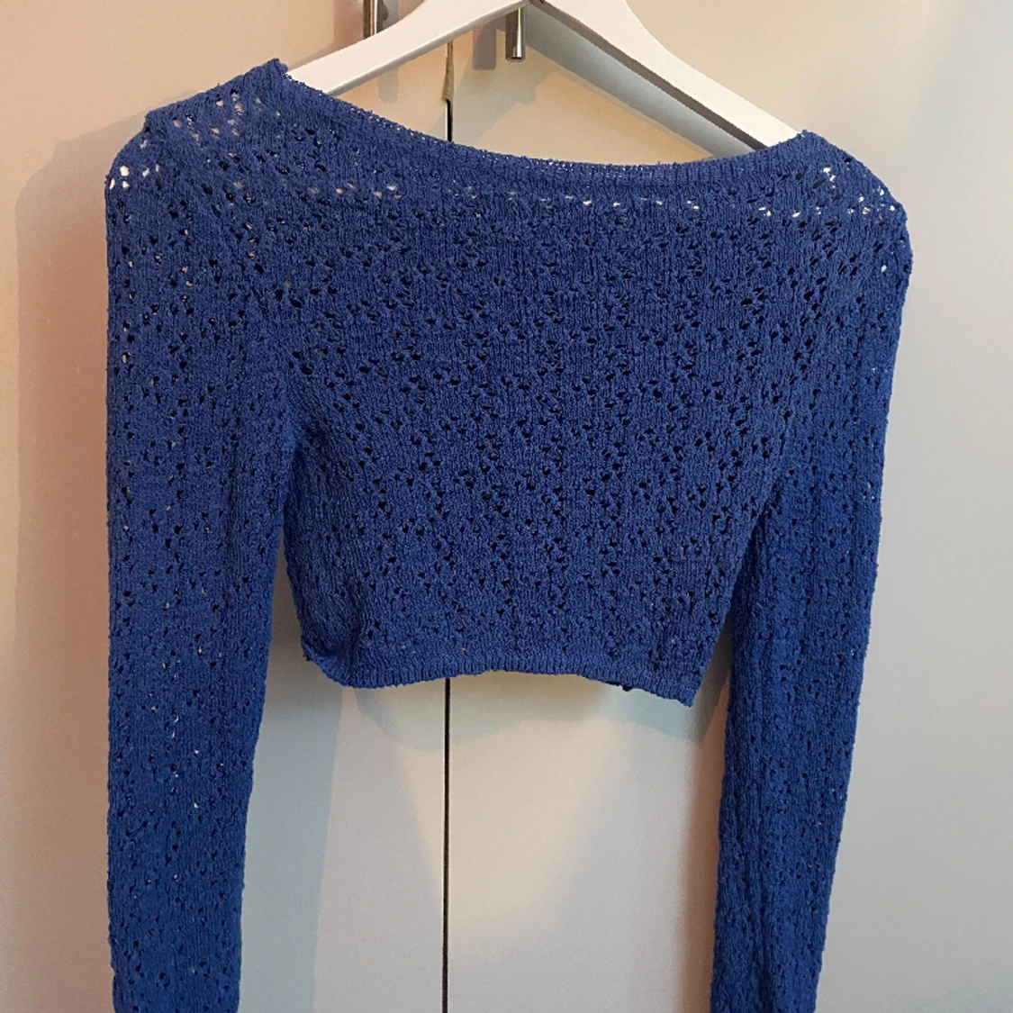 Stickad topp