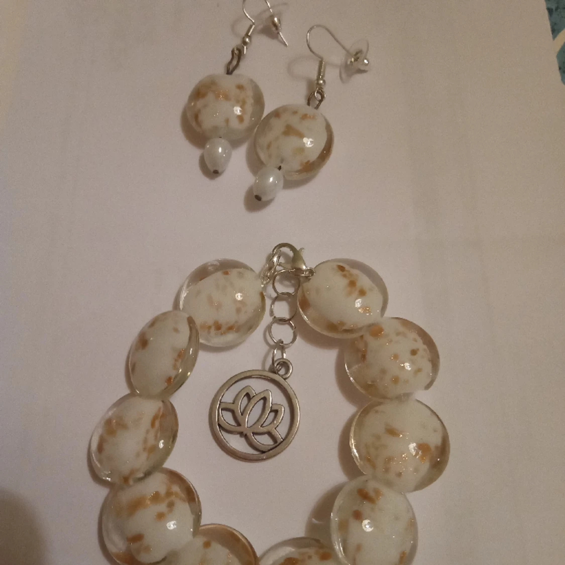 Armband med örhängen . - 90