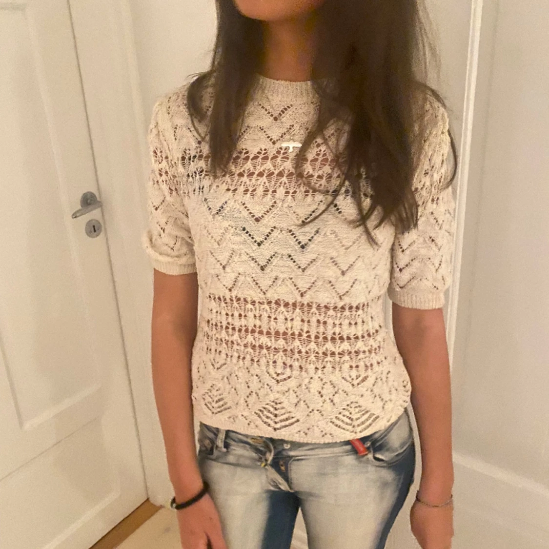 Stickad zara t-shirt