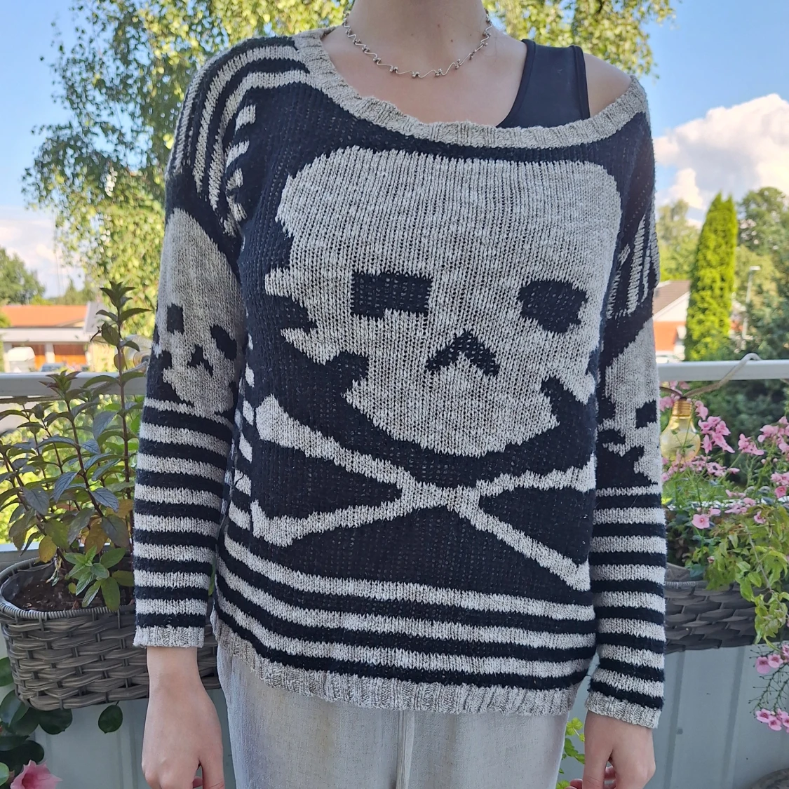 Stickad tröjja - 90