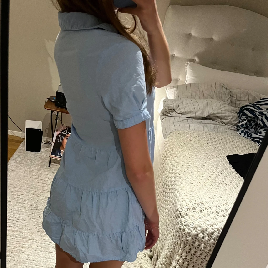 Blå klänning  - 91