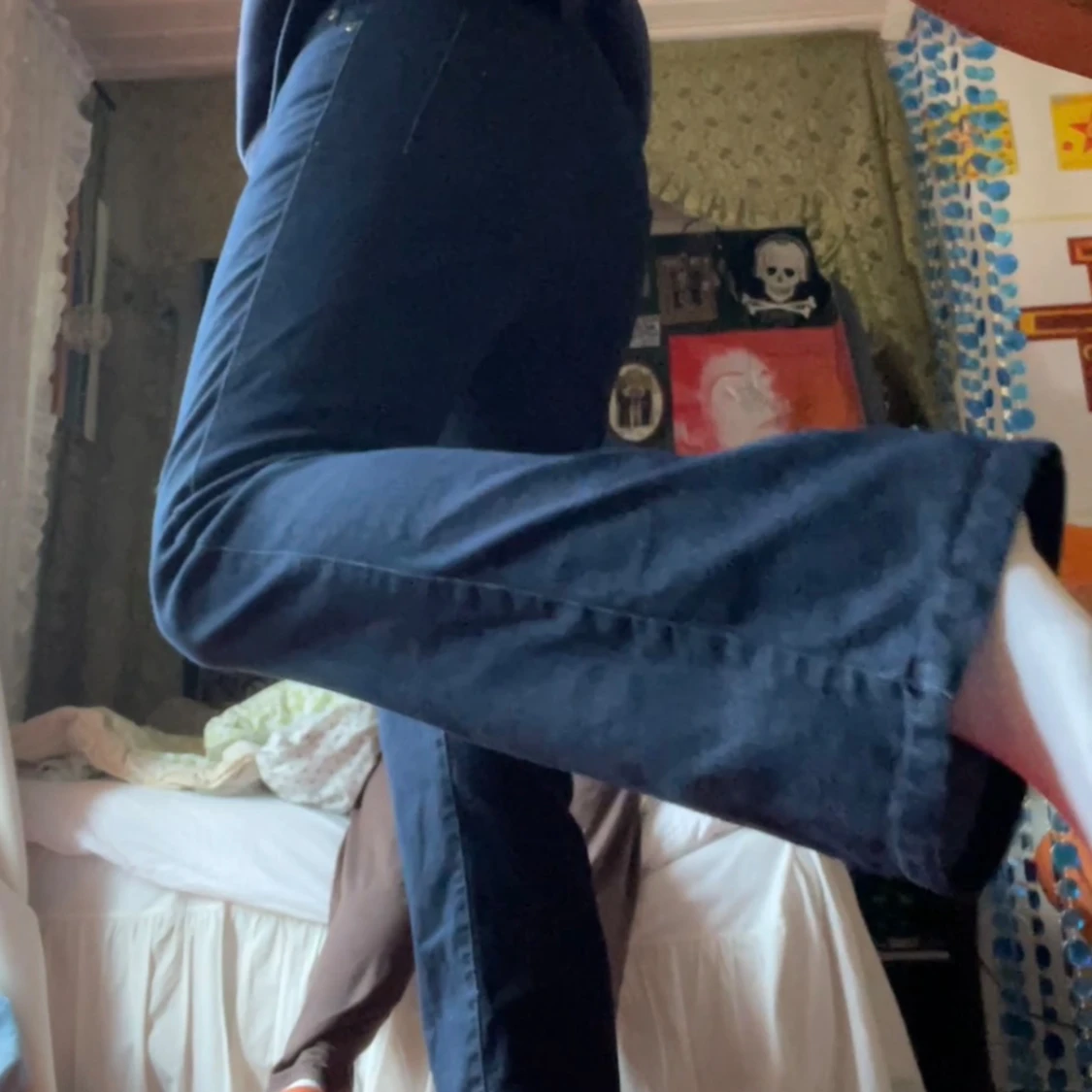 Mörkblå jeans - 91