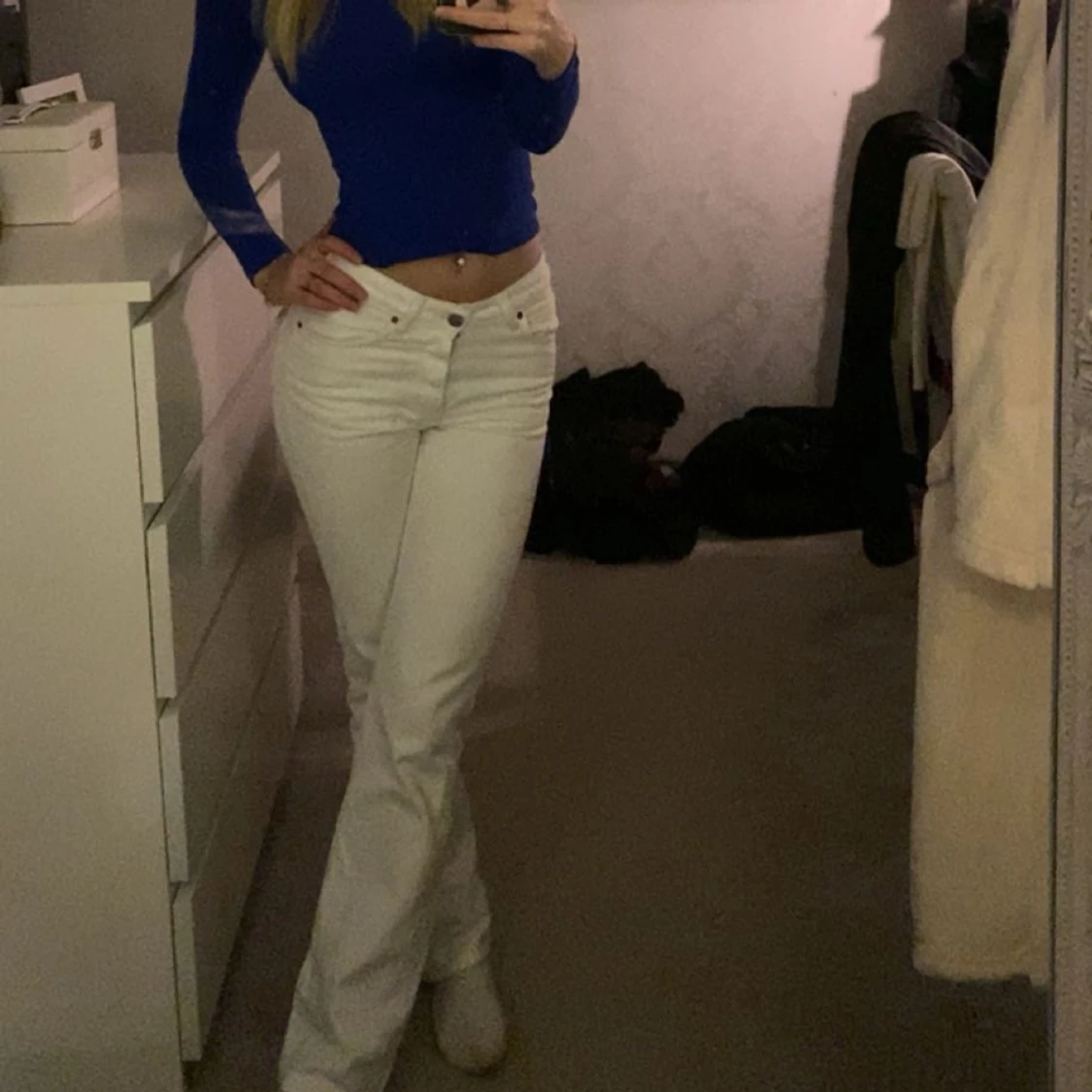 Low straight jeans - 90