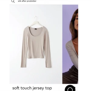 Soft touch topp - beige XS (gina tricot)  - Endast använd 2-3 gånger. Säljer då den aldrig kommer till användning. Kan skicka bilder om man skulle vilja ha det 