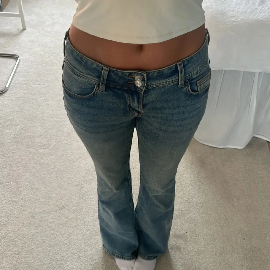 Lågmidjade jeans 