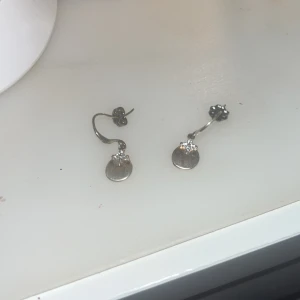 Silver örhängen  - Så fina silvriga örhängen från pilgrim. Synligt använda, men endast lite, bra skick. Äkta silver. Verkligen superfina o passar till allt. Kolla min profil💗