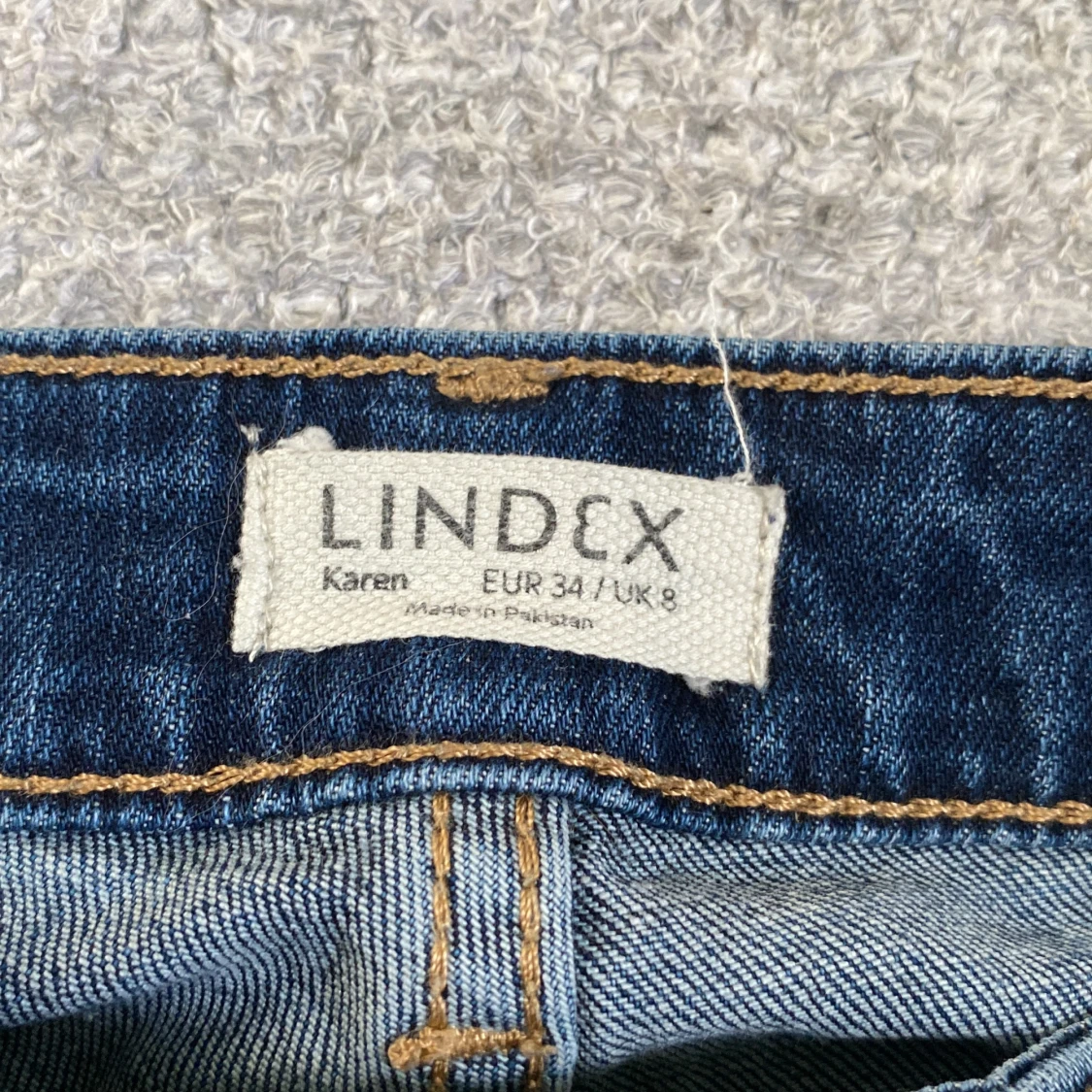 Blå jeans från Lindex - 91