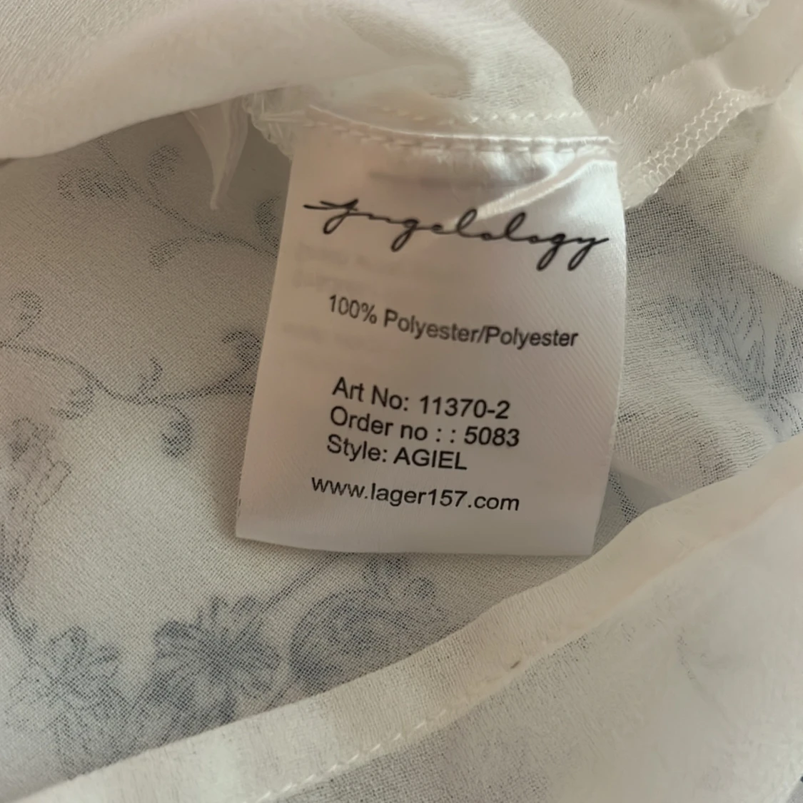 Genomskinlig blus  - 93