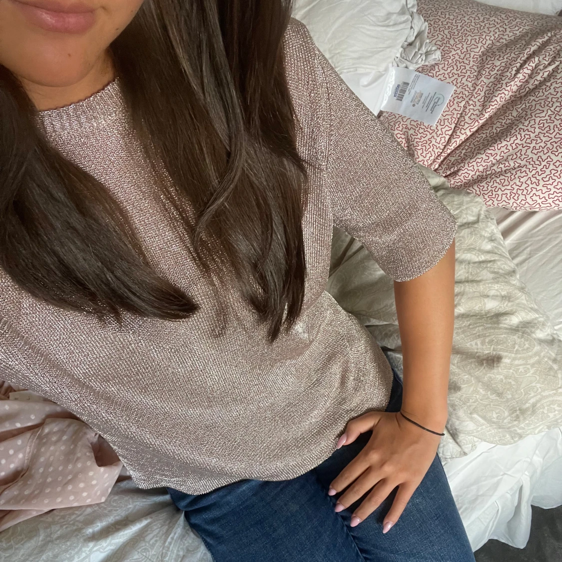 Supersnygg trekvarts tröja  - 91