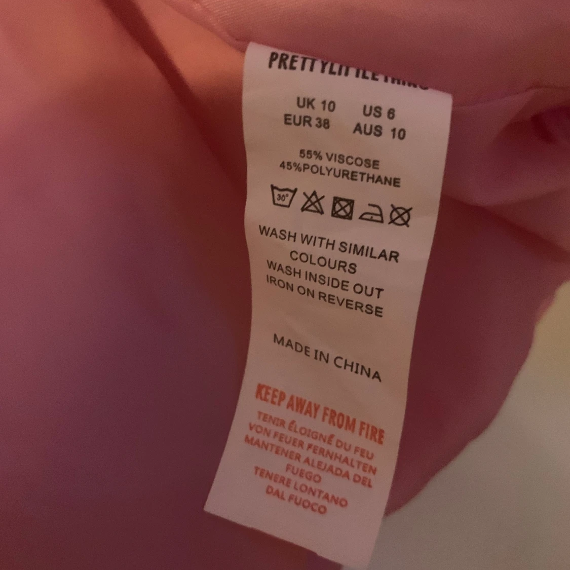 Rosa pufferjacka - 92