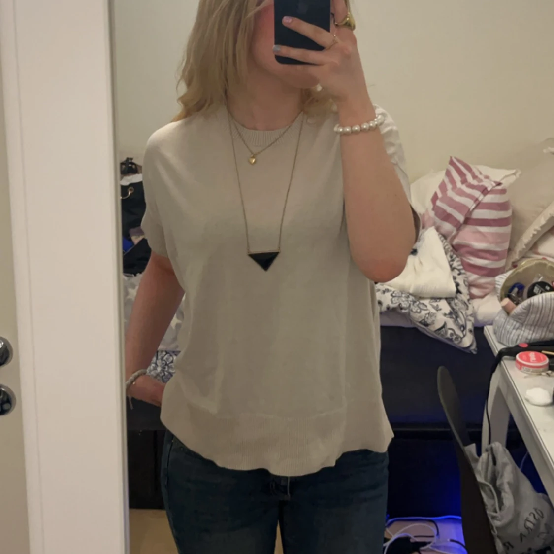 Stickad kortarmad - 91