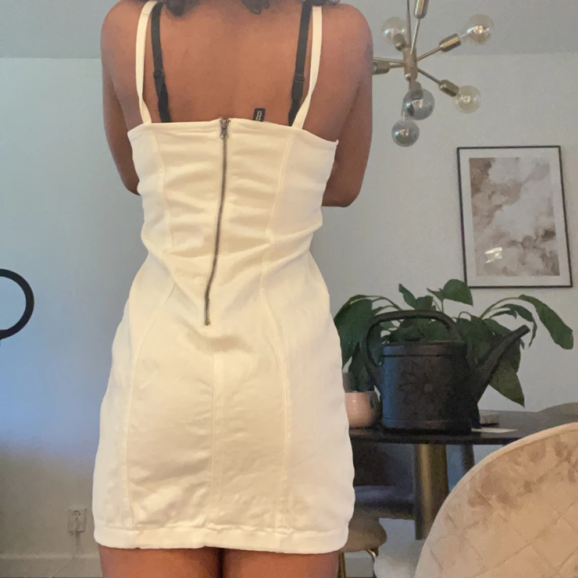 Vit Jeansklänning - 91