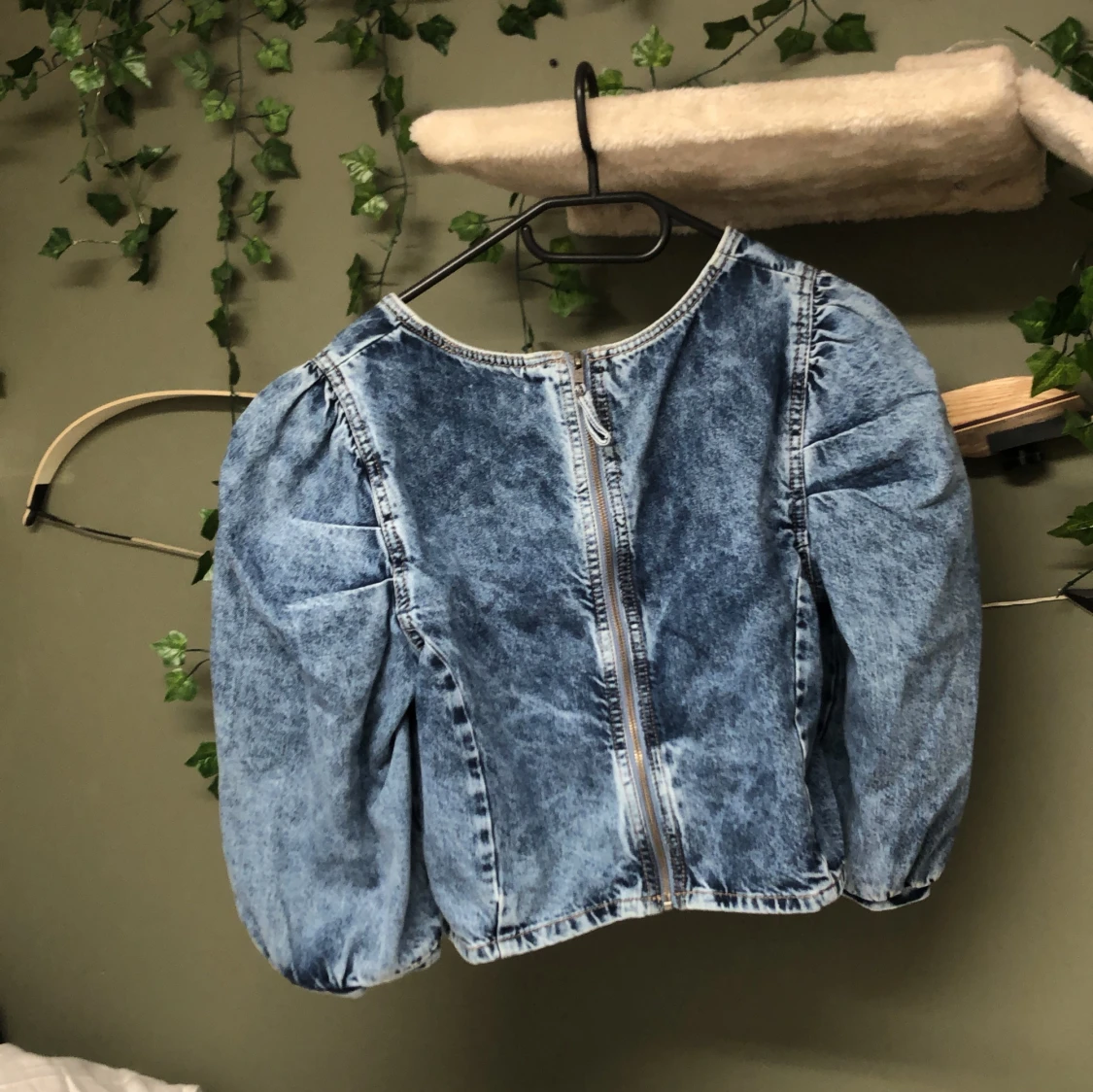 ”Bubblig” jeans jacka - 92