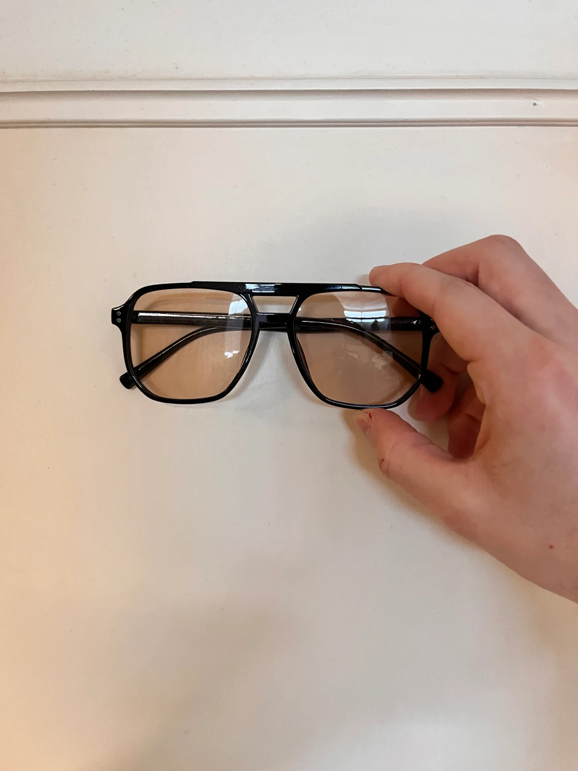 Solglasögon, orange ton